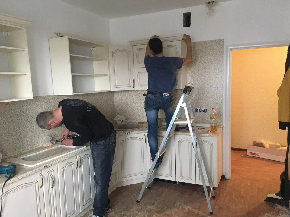 Kitchen cabinet transformation