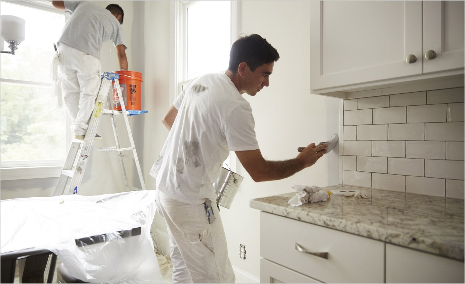 Navy Blue Kitchen Transformation